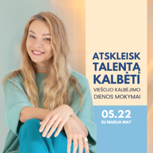 05.22 | Gyvi „Atskleisk talentą kalbėti" mokymai