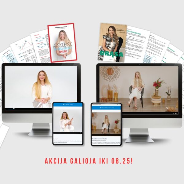TIK TRIS DIENAS! Vasaros pabaigos išpardavimas! Online kalbėjimo mokymai + Online drąsos kursas